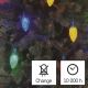 Corrente de Natal exterior LED 50xLED/8 modos 14,8m IP44 multicolor