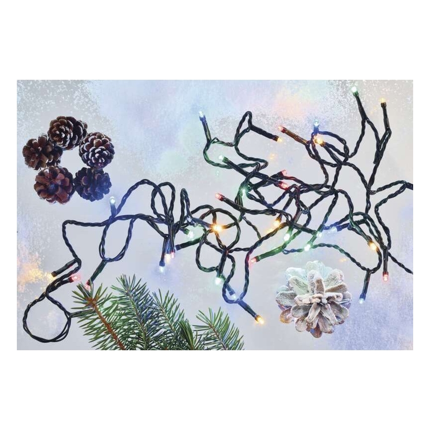 Corrente de Natal exterior LED 80xLED/13m IP44 multicolor