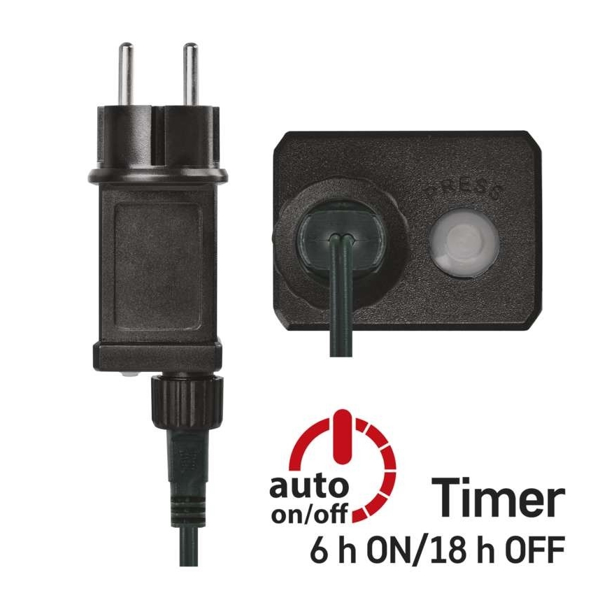 Corrente de Natal exterior LED 80xLED/13m IP44 vintage