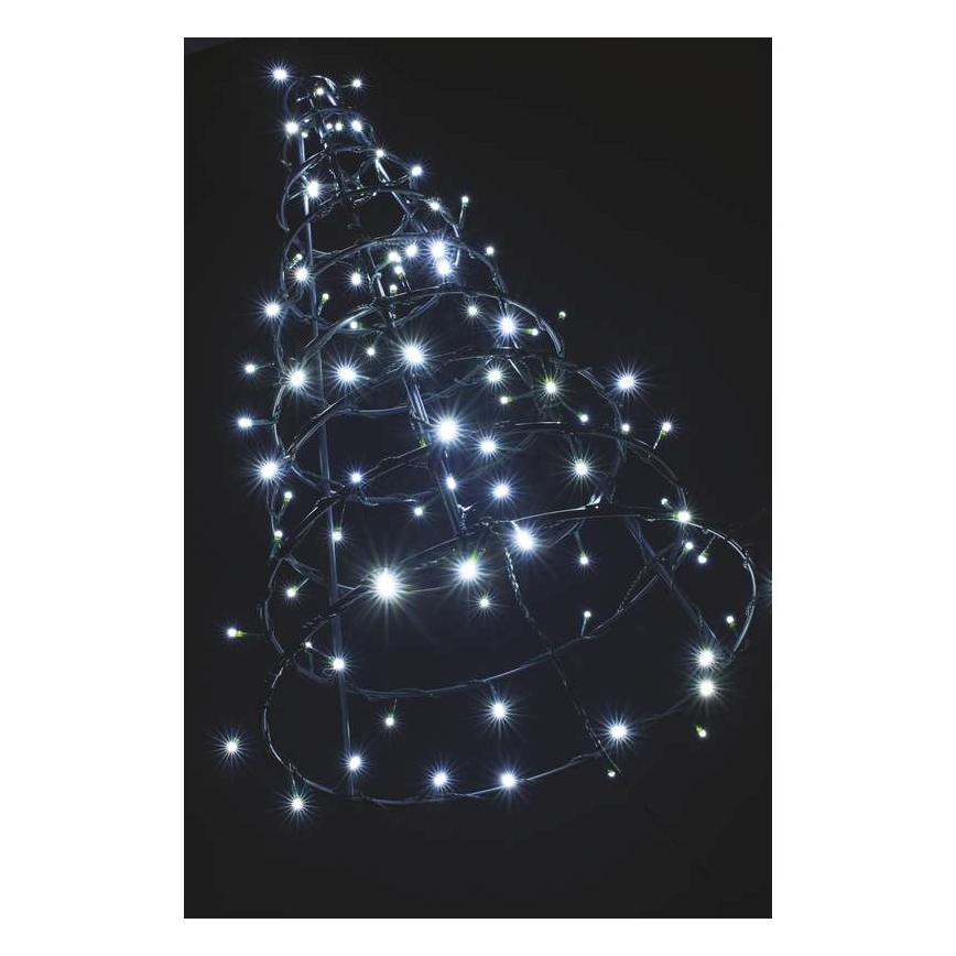 Corrente de Natal Exterior LED CHAIN 40xLED 9m IP44 branco frio