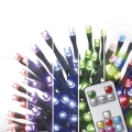 Corrente de Natal exterior LED RGB 96xLED/72 modos 13m IP44 + controlo remoto