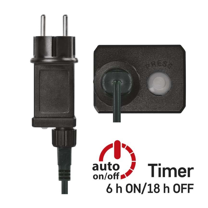 Corrente de Natal exterior LED RGB 96xLED/72 modos 13m IP44 + controlo remoto