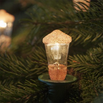 Corrente de Natal LANTERN 12xE10/10,7m branco quente Fabricado na Europa