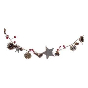 Corrente de Natal LED 10xLED/3xAA 2,5m branco quente