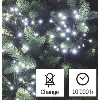 Corrente de Natal LED 150xLED/5,35m branco frio
