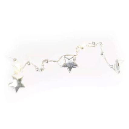 Corrente de Natal LED 20xLED/2xAA 2,2 m branco quente