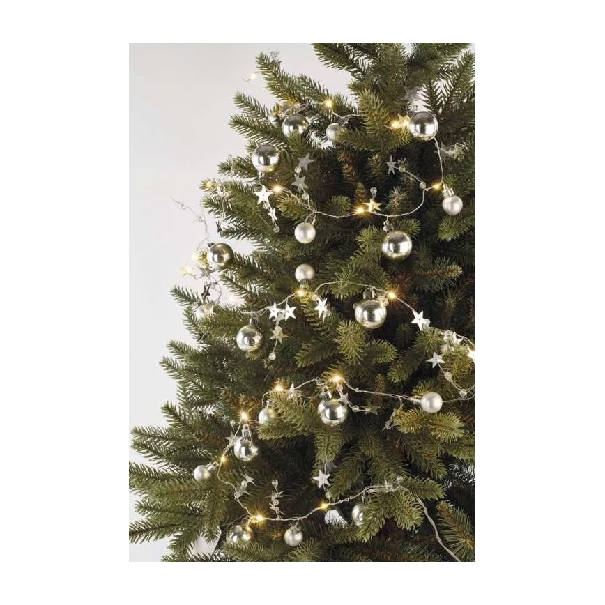 Corrente de Natal LED 20xLED/2xAA 2,2 m branco quente