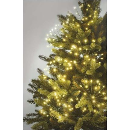 Corrente de Natal LED 450xLED/11m branco quente