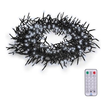 Corrente de Natal LED 576xLED/8 funções 8m IP44 branco frio + CR
