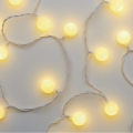 Corrente de Natal LED para exterior 40xLED/9m IP44 branco quente