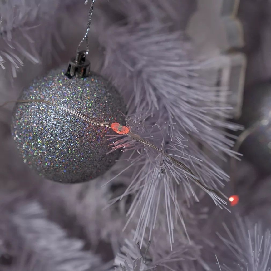 Corrente de Natal LED RGB regulável 200xLED/29 funções 20,4m