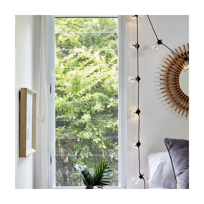 Corrente decorativa exterior GIRLANDA 10 m 10xE27/10W/230V IP44