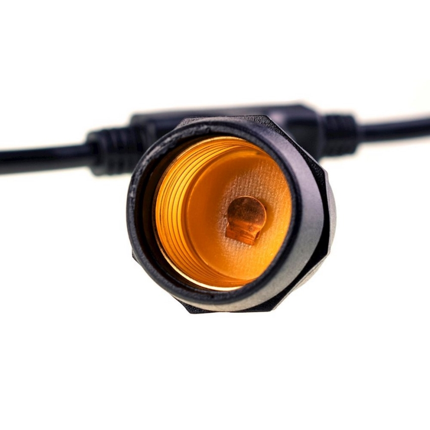 Corrente decorativa exterior GIRLANDA 10 m 10xE27/10W/230V IP44