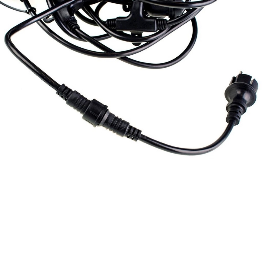 Corrente decorativa exterior GIRLANDA 10 m 10xE27/10W/230V IP44
