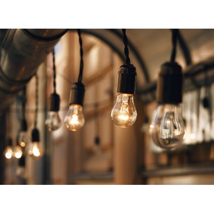 Corrente decorativa exterior GIRLANDA 12 m 10xE27/15W/230V IP44