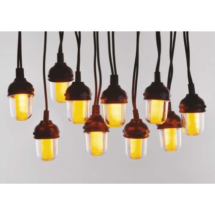 Corrente decorativa exterior LED 100xLED/9,5m IP44