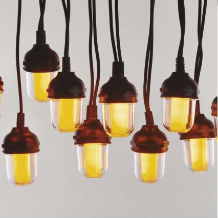 Corrente decorativa exterior LED 100xLED/9,5m IP44