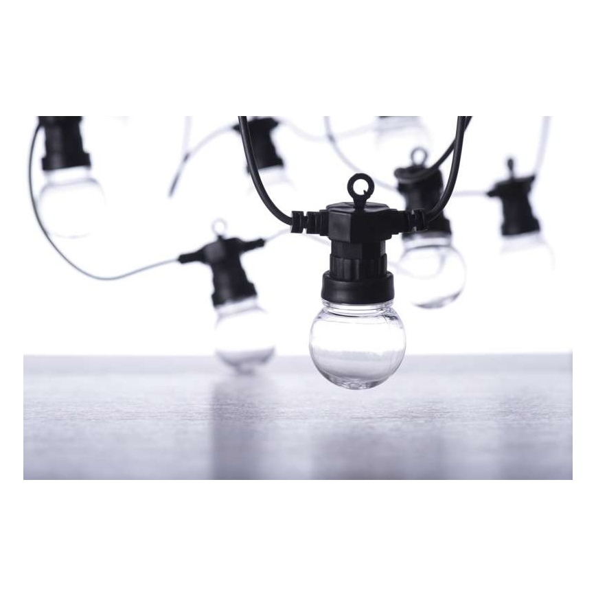 Corrente decorativa exterior LED 50xLED/10m IP44 transparente