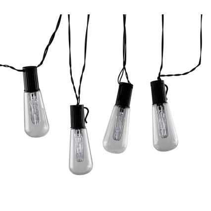 Corrente decorativa LED EDISON 2,65 m 10xLED/2xAA