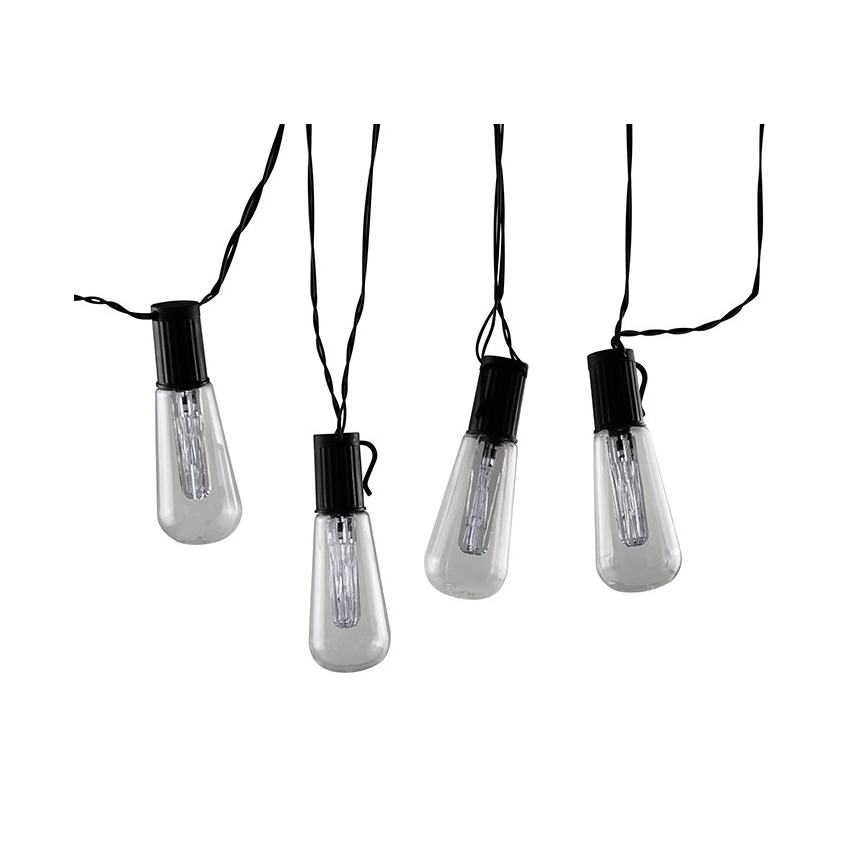 Corrente decorativa LED EDISON 2,65 m 10xLED/2xAA