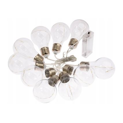 Corrente decorativa LED SMOLDER 2,1 m 10xLED/2xAA