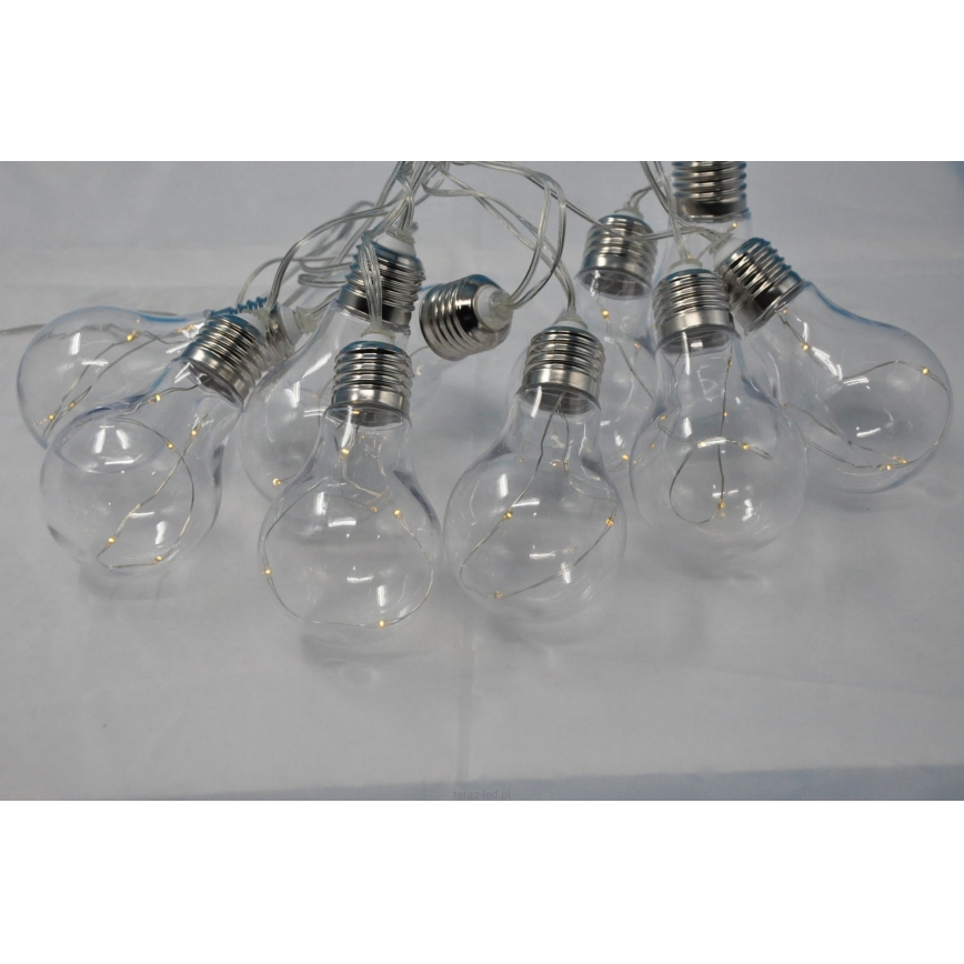 Corrente decorativa LED SMOLDER 2,1 m 10xLED/2xAA