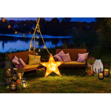 Corrente decorativa LED SMOLDER 5,3 m 20xLED/2,7W/230V