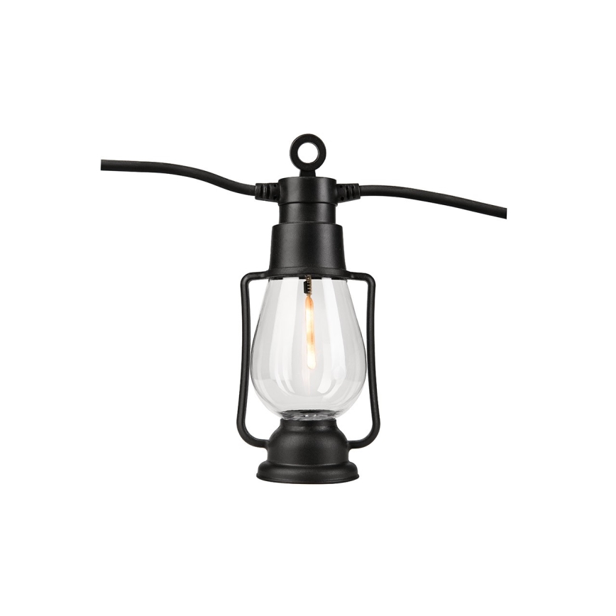 Corrente decorativa para exterior GRINALDA 20xLED 20m IP44 branco quente