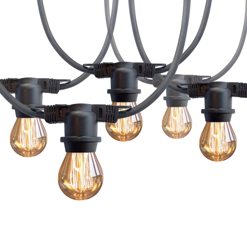 Corrente decorativa para exterior MIMOSA 10xE27/1,3W/230V IP44 10 m