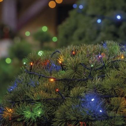 Corrente exterior de Natal LED 100xLED/10m IP44 multicolor
