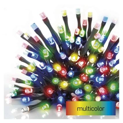 Corrente exterior de Natal LED 100xLED/10m IP44 multicolor