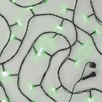 Corrente exterior de Natal LED 100xLED/10m IP44 verde