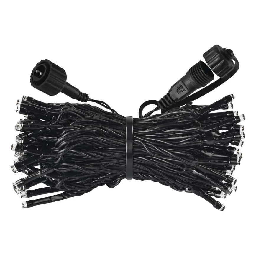 Corrente exterior de Natal LED 50xLED/5m IP44 branco frio