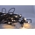 Corrente exterior de Natal LED 50xLED/8 funções/3xAA 8m IP44 branco quente