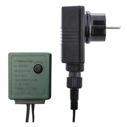 Corrente exterior de Natal LED CHAIN 180xLED/8 funções 8m IP44 branco frio