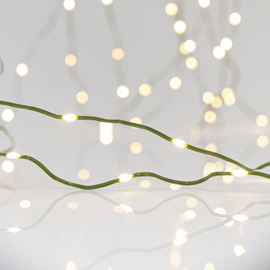 Corrente exterior de Natal LED LINE 700xLED/8 funções 40 m IP44 branco quente