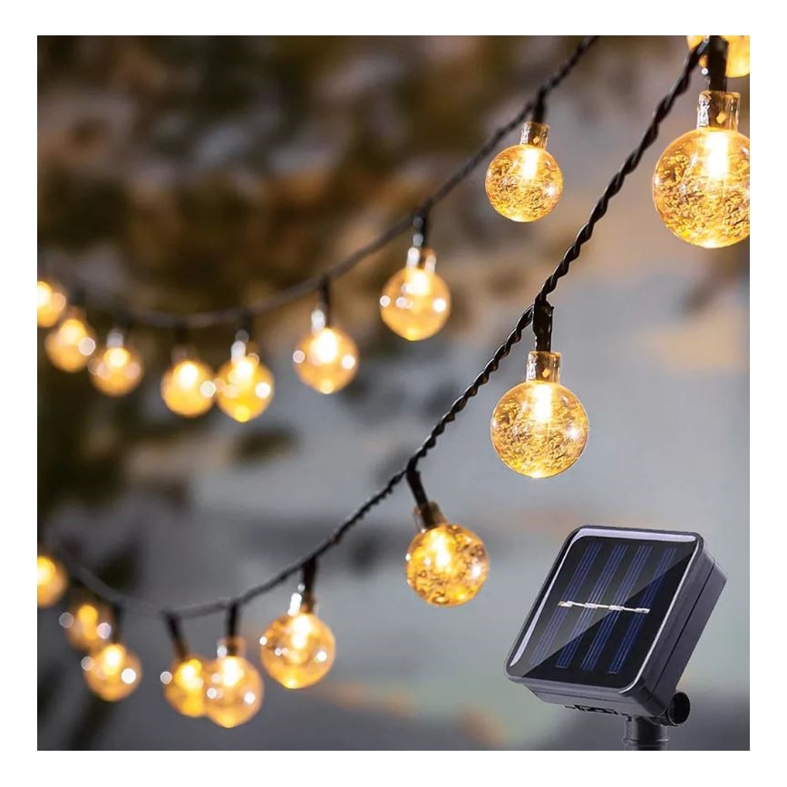 Corrente solar LED 6,9m 50xLED/1,2V