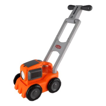 Corta-relvas com soprador de bolhas e luz integrada — funciona com 4 pilhas AA