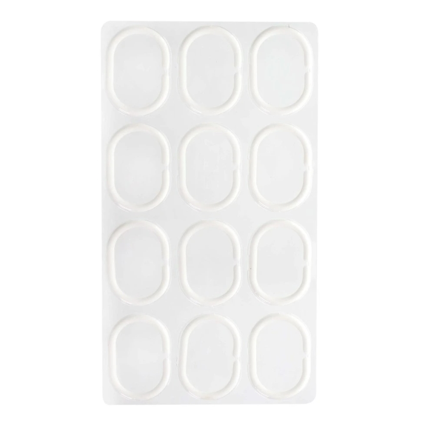 Cortina de chuveiro TORO EASY 178x199 cm branco/preto