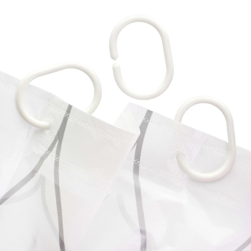 Cortina de chuveiro TORO PREMIUM 178x199 cm azul/verde