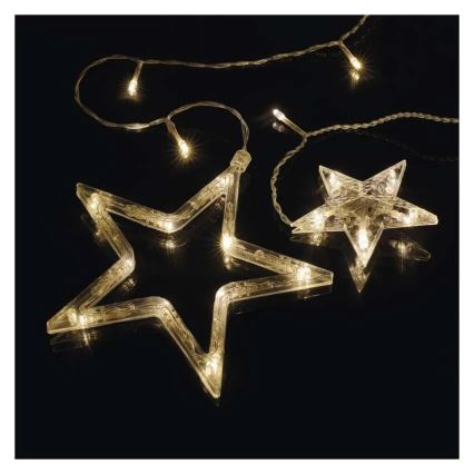 Cortina de Natal LED 115xLED/1,35W 6,85x1,05 m branco quente