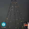 Cortina exterior de Natal LED 200xLED/8 funções 10x2m IP65 Wi-Fi Tuya branco quente a frio