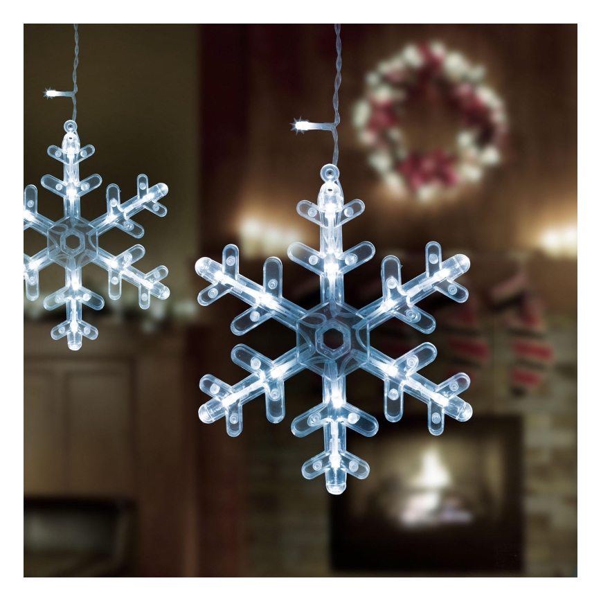 Cortina LED de Natal para exterior, 224 LEDs, 3,5 x 0,75 m, IP44, branco frio