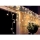 Cortina LED para exterior 120 LEDs / 8 funções, 9 m, IP44, branco quente