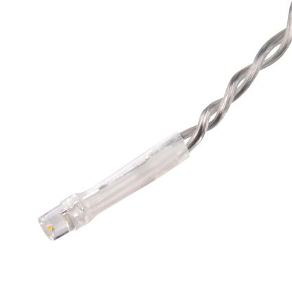 Cortina luminosa LED ESTELLA, 47 LEDs / 8 funções, 3,5 m, branco quente