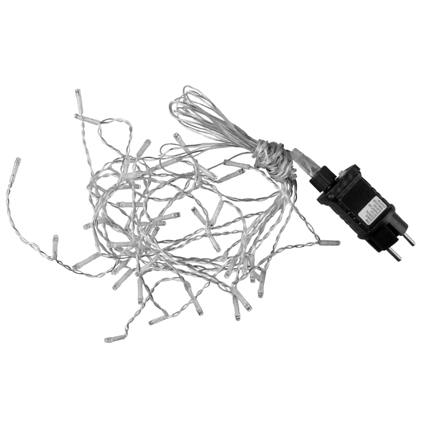 Cortina luminosa LED ESTELLA, 47 LEDs / 8 funções, 3,5 m, branco quente