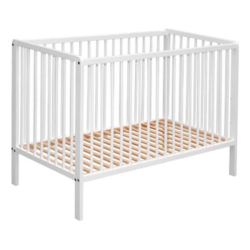 COSING - Berço infantil 120x60 cm faia/branco