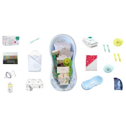 COSING - Conjunto inicial de 16 peças para recém-nascido azul