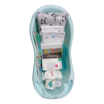 COSING - Kit inicial de 16 peças para recém-nascido, menta