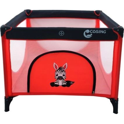 COSING - Parque para bebé EMA Zebra Red